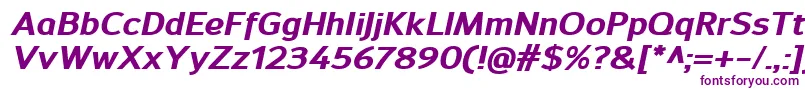 More about SavileExtrabolditalic Font SavileExtrabolditalic Font – Purple Fonts on White Background