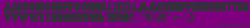 ArtyRegularTtstd-fontti – mustat fontit violetilla taustalla