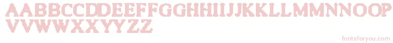 Quite Font – Pink Fonts on White Background