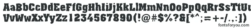 Шрифт AAssuanbrkBold – многолинейные шрифты
