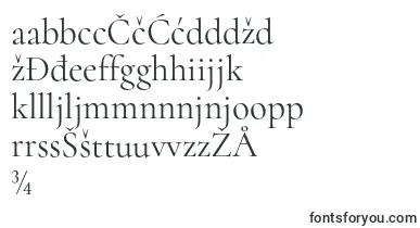 CormorantRegular font – bosnian Fonts