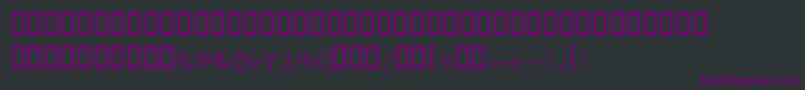 BTabassom Font – Purple Fonts on Black Background