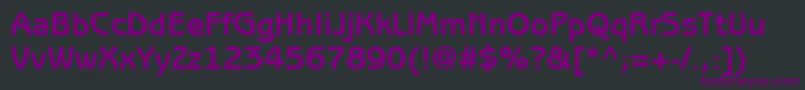 Шрифт ItcBenguiatGothicLtBold – фиолетовые шрифты на чёрном фоне