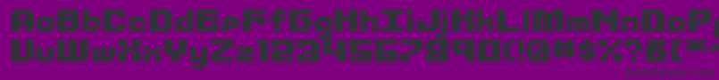 Libritabs Font – Black Fonts on Purple Background
