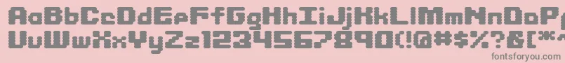 Libritabs Font – Gray Fonts on Pink Background