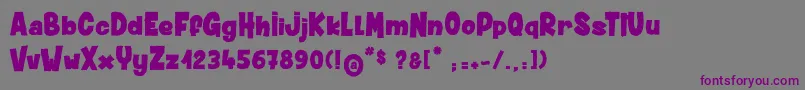 Más sobre la fuente DustyMuffin fuente DustyMuffin – Fuentes Moradas Sobre Fondo Gris