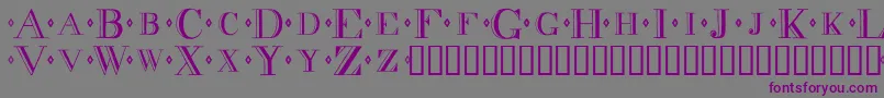 Decadenc Font – Purple Fonts on Gray Background