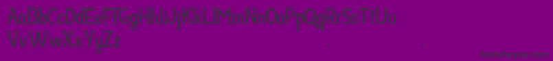 HayyuKaget Font – Black Fonts on Purple Background