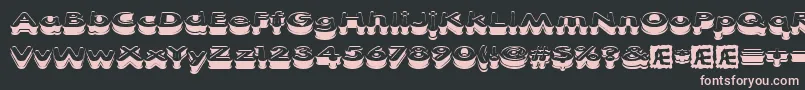 XtrusionBrk Font – Pink Fonts on Black Background