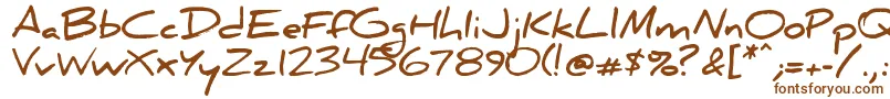 Шрифт Danielbd – коричневые шрифты