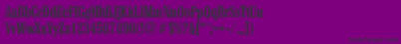 Weitere Informationen zur ColonelantiqueMediumRegular-Schriftart ColonelantiqueMediumRegular-Schriftart – Schwarze Schriften auf violettem Hintergrund