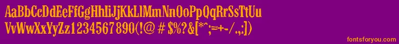 En savoir plus sur la police ColonelantiqueMediumRegular Police ColonelantiqueMediumRegular – polices orange sur fond violet