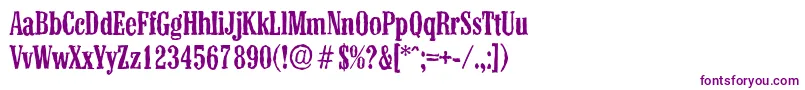 Шрифт ColonelantiqueMediumRegular – фиолетовые шрифты