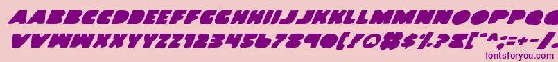 Landwv2i Font – Purple Fonts on Pink Background