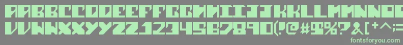 Шрифт SharkWeek – зелёные шрифты на сером фоне