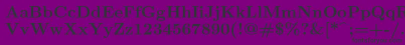 Lmroman10Bold Font – Black Fonts on Purple Background