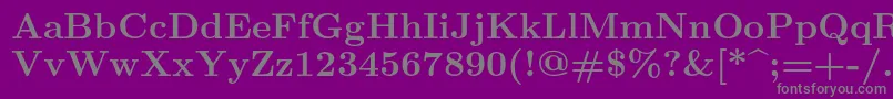 Más sobre la fuente Lmroman10Bold fuente Lmroman10Bold – Fuentes Grises Sobre Fondo Morado