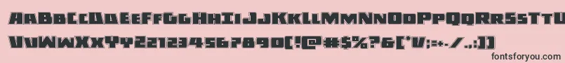 Darkallianceacad Font – Black Fonts on Pink Background