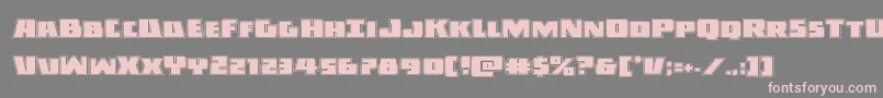 Darkallianceacad Font – Pink Fonts on Gray Background