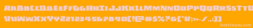 Darkallianceacad Font – Pink Fonts on Orange Background