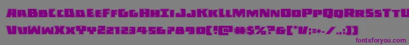 Darkallianceacad Font – Purple Fonts on Gray Background