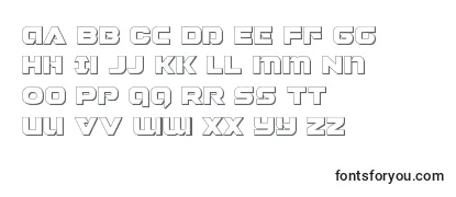 Обзор шрифта Jeebra3D