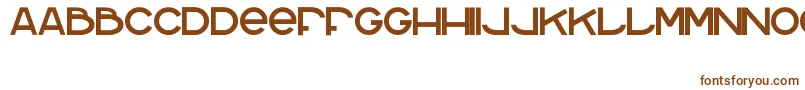 Шрифт Homeblock – коричневые шрифты на белом фоне