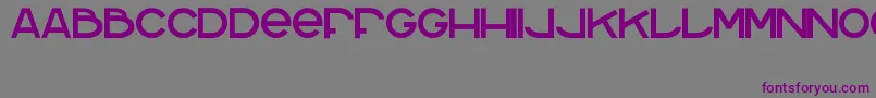 フォントHomeblock – 紫色のフォント、灰色の背景