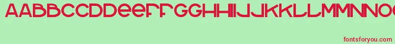 Homeblock Font – Red Fonts on Green Background