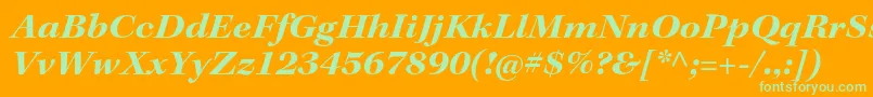 More about KeplerstdBoldextitsubh Font KeplerstdBoldextitsubh Font – Green Fonts on Orange Background