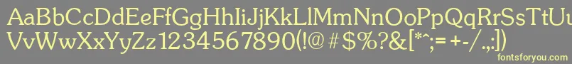 More about SunsetserialLightRegular Font SunsetserialLightRegular Font – Yellow Fonts on Gray Background