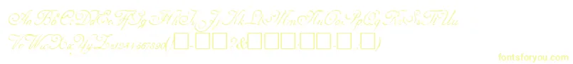 AdolpheRegular-Schriftart – Gelbe Schriften