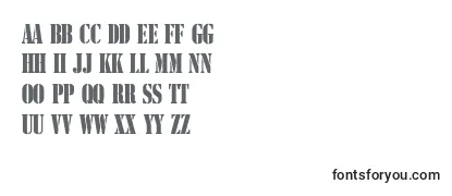 Обзор шрифта Stencilcomd