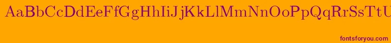 Lisätietoja CmRomanRegular-fontista CmRomanRegular-fontti – violetit fontit oranssilla taustalla