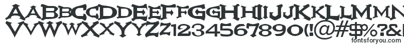Шрифт Ikarv ffy – высокие шрифты