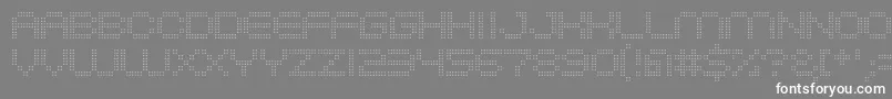 SystemHatch Font – White Fonts on Gray Background