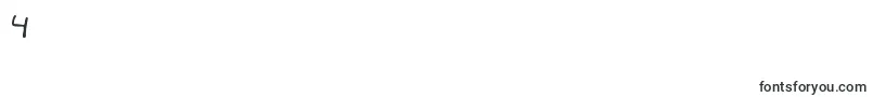フォントMadsScrawlBrk – フォント数字4