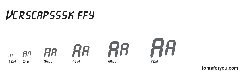 Vcrscapsssk ffy Font Sizes