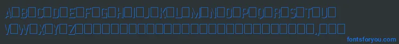 Подробнее о шрифте EmbossStatementRegular Шрифт EmbossStatementRegular – синие шрифты на чёрном фоне