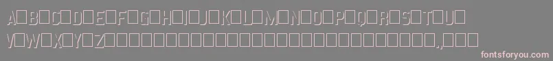 EmbossStatementRegular Font – Pink Fonts on Gray Background