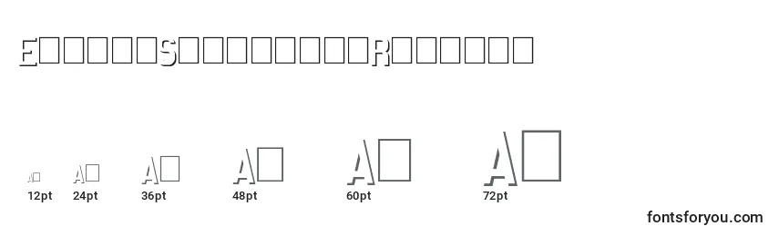 Размеры шрифта EmbossStatementRegular