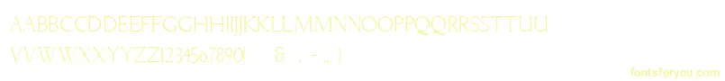 LichtnerRegular Font – Yellow Fonts