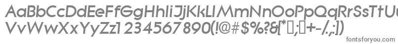 Шрифт SabordisplaysskItalic – серые шрифты