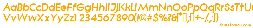 Шрифт SabordisplaysskItalic – оранжевые шрифты