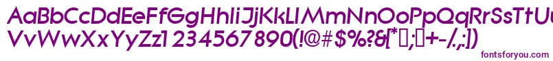 SabordisplaysskItalic Font – Purple Fonts on White Background