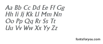 AlbertaItalic Font