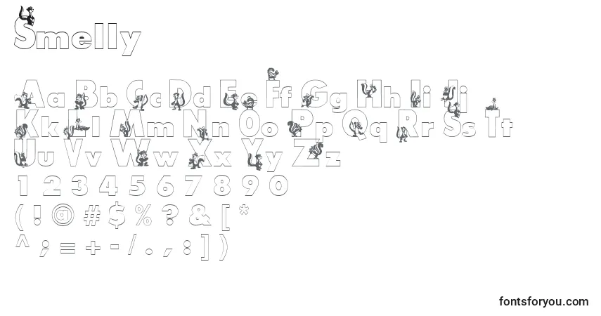 Smellyフォント–アルファベット、数字、特殊文字