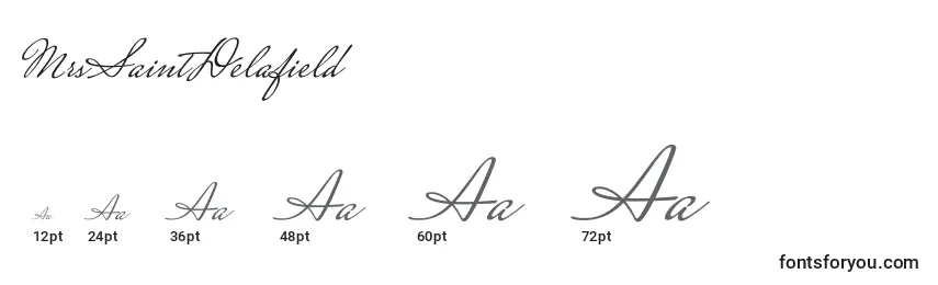 MrsSaintDelafield Font Sizes