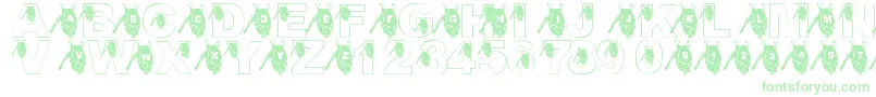 Weitere Informationen zur LmsGoingBatty-Schriftart LmsGoingBatty-Schriftart – Grüne Schriften auf weißem Hintergrund