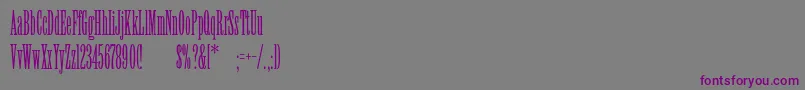 Violac Font – Purple Fonts on Gray Background